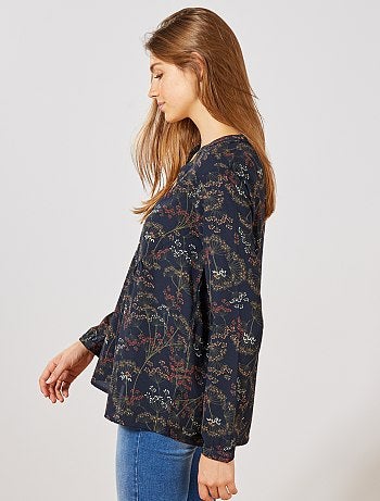 Blouse esprit babydoll - Kiabi