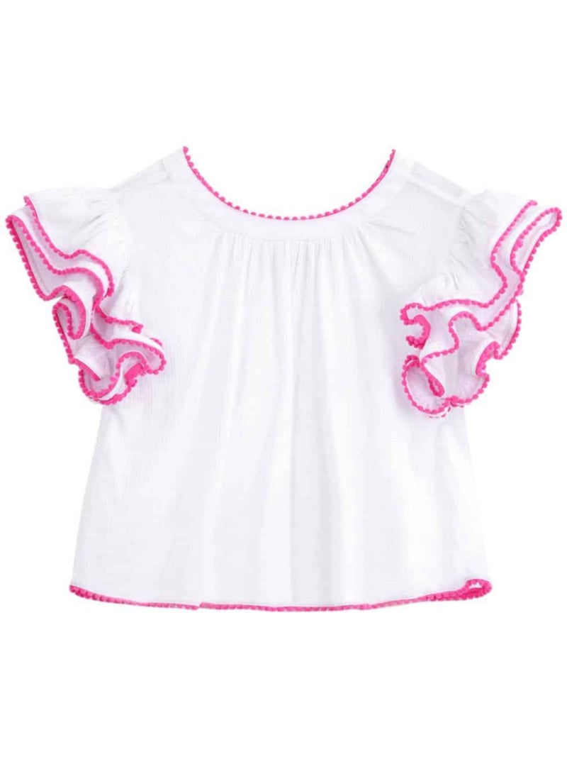 Blouse   et   à Manches Papillons  BUTTERFLY - La Faute à Voltaire Blanc - Kiabi