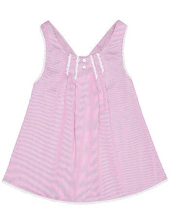 Blouse Été à Fines Rayures et Dentelle ANAIS - La Faute à Voltaire