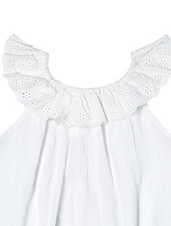 Blouse Été avec Broderie Anglaise AURORE - La Faute à Voltaire