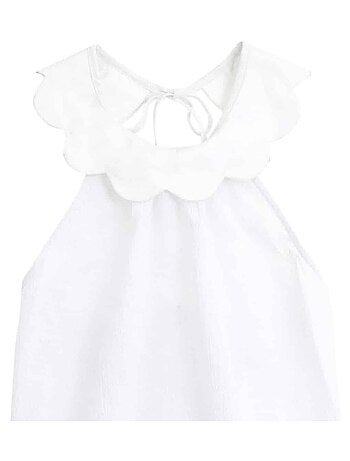 Blouse Été Col Forme Pétales Tulipe - La Faute à Voltaire