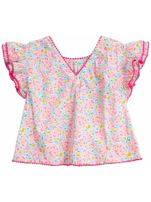 Blouse Été Fleurie    et    Manches Papillons  BUTTERFLY - La Faute à Voltaire - Kiabi