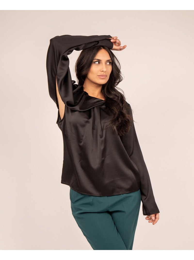 Blouse FELINDA Noir - Kiabi