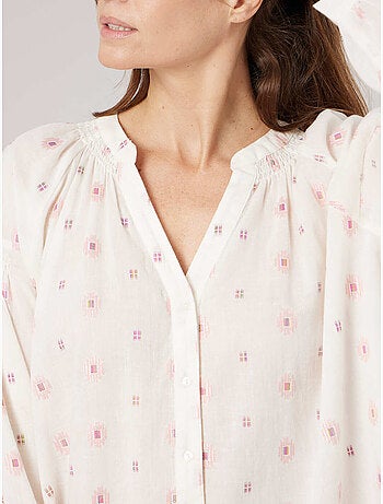 Blouse femme 100% coton 'Deeluxe'