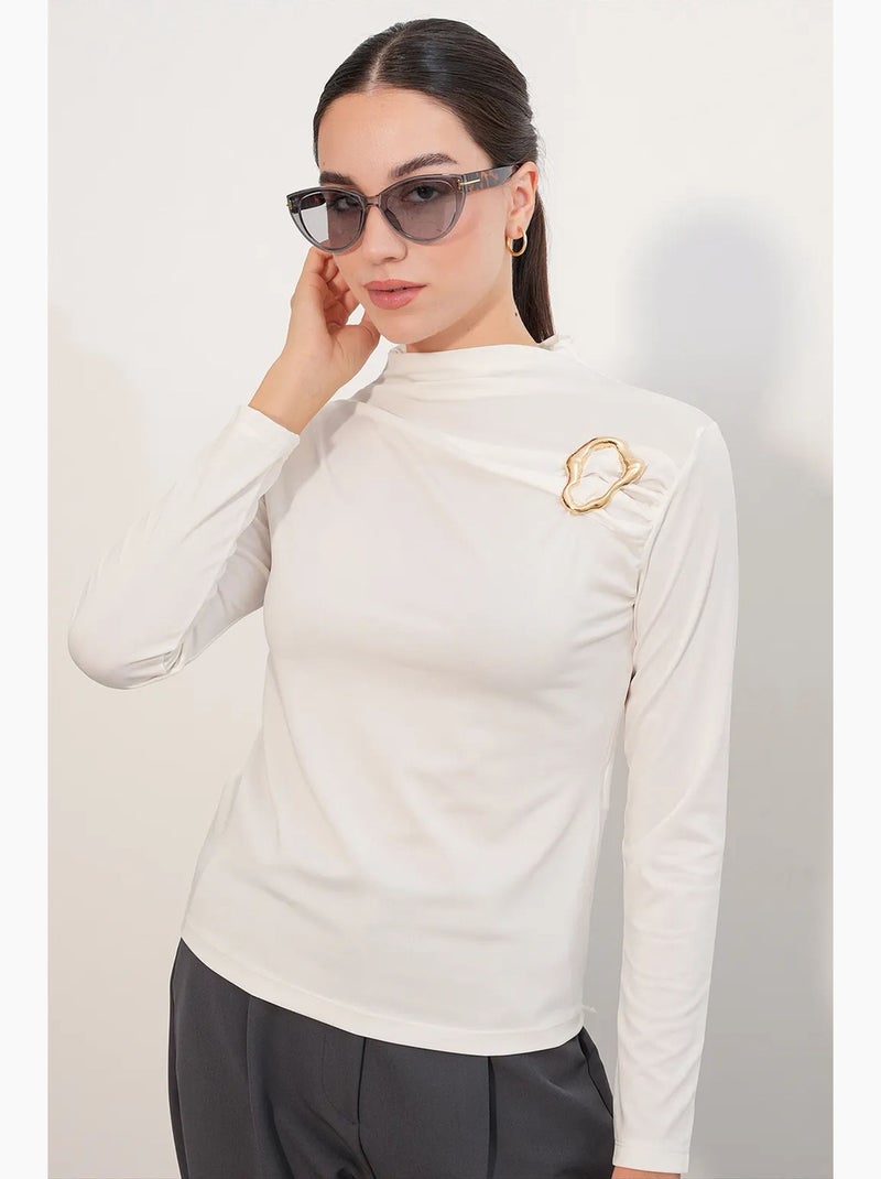 Blouse femme bdart Blanc cassé - Kiabi