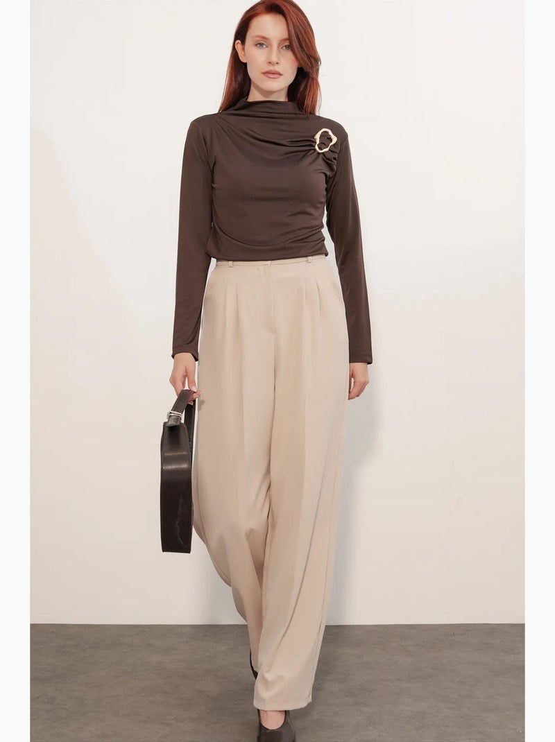 Blouse femme bdart Marron chocolat - Kiabi