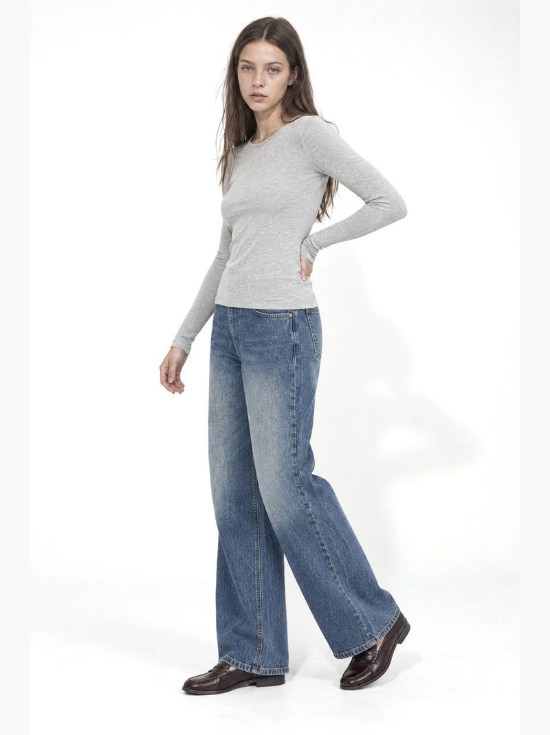 Blouse femme busem Gris clair - Kiabi