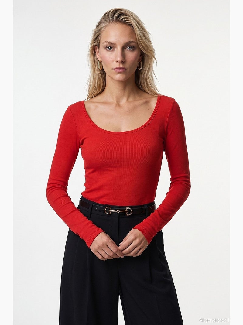 Blouse femme dilvin Rouge - Kiabi