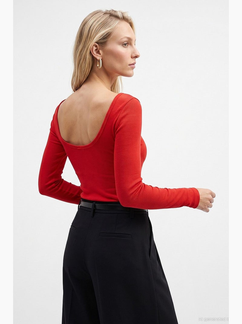 Blouse femme dilvin Rouge - Kiabi
