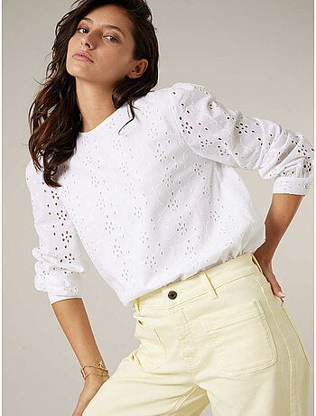 Blouse femme en coton 'Deeluxe'