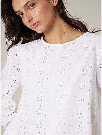 Blouse femme en coton 'Deeluxe'