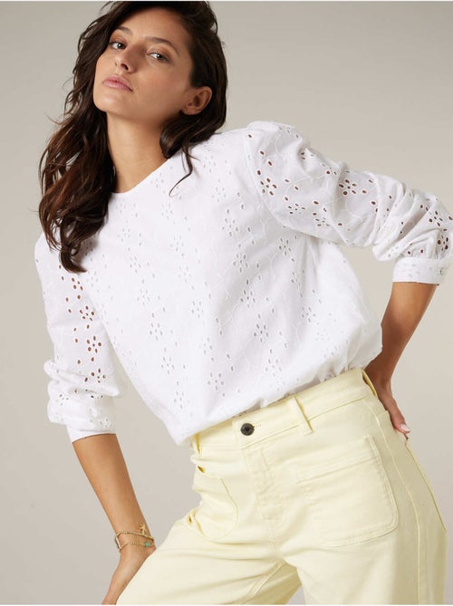 Blouse femme en coton 'Deeluxe' - Kiabi