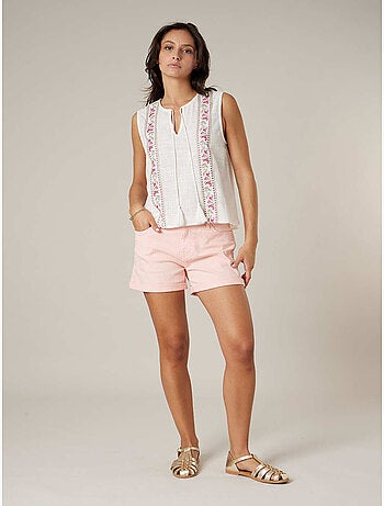 Blouse femme en coton 'Deeluxe'