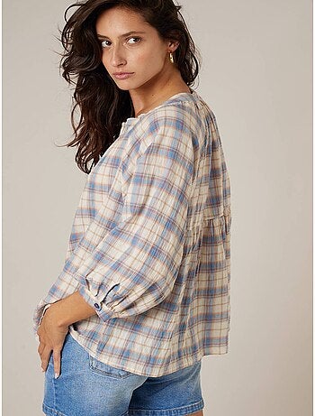 Blouse femme en coton 'Deeluxe'