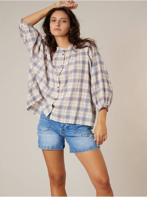 Blouse femme en coton 'Deeluxe' - Kiabi