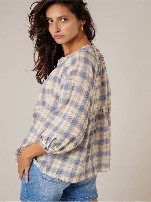 Blouse femme en coton 'Deeluxe' - Kiabi