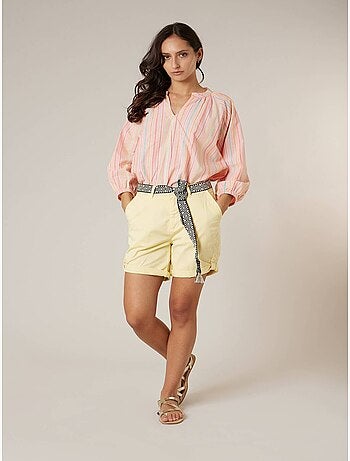 Blouse femme en coton 'Deeluxe'