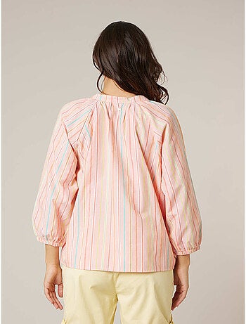 Blouse femme en coton 'Deeluxe'
