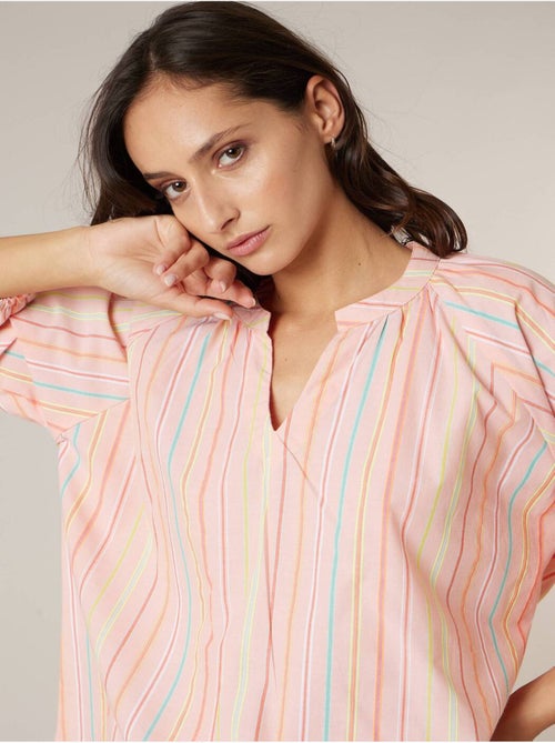 Blouse femme en coton 'Deeluxe' - Kiabi