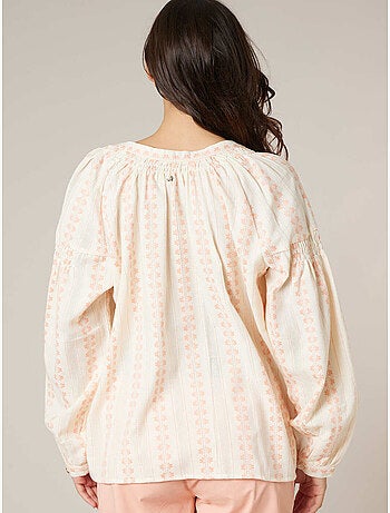 Blouse femme en coton esprit bohème 'Deeluxe'