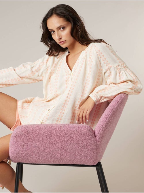 Blouse femme en coton esprit bohème 'Deeluxe' - Kiabi