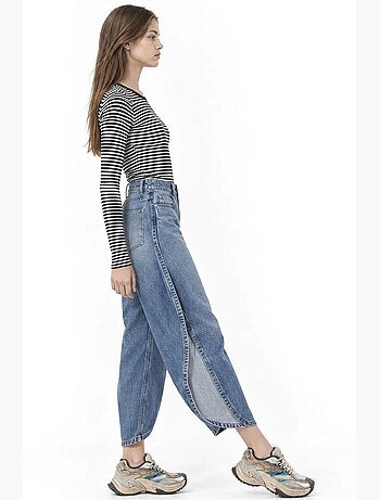 Blouse femme en coton et élasthanne busem