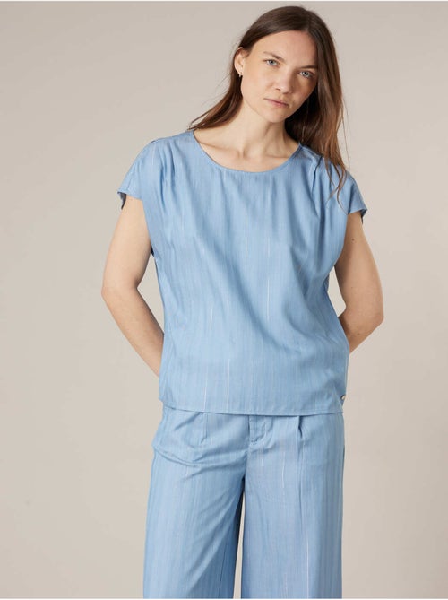 Blouse femme en lyocell 'Deeluxe' - Kiabi