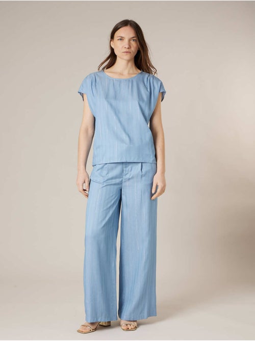 Blouse femme en lyocell 'Deeluxe' - Kiabi