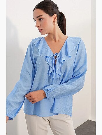 Blouse femme en mélange de viscose bdart