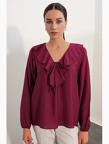 Blouse femme en mélange de viscose bdart