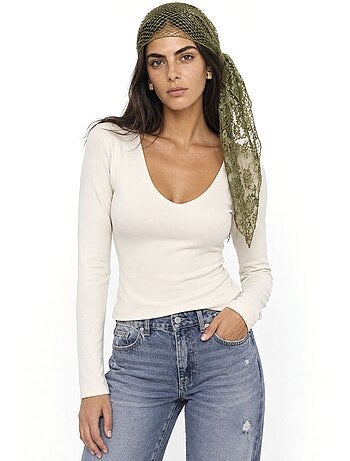 Blouse femme en modal et coton busem