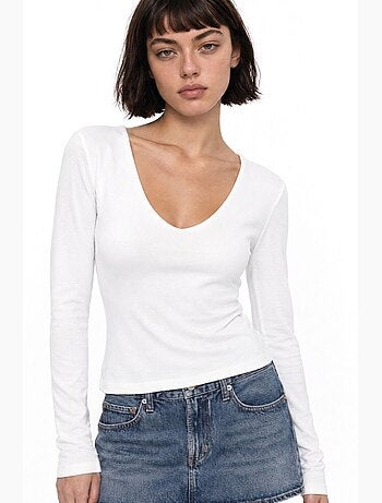 Blouse femme en modal et coton busem