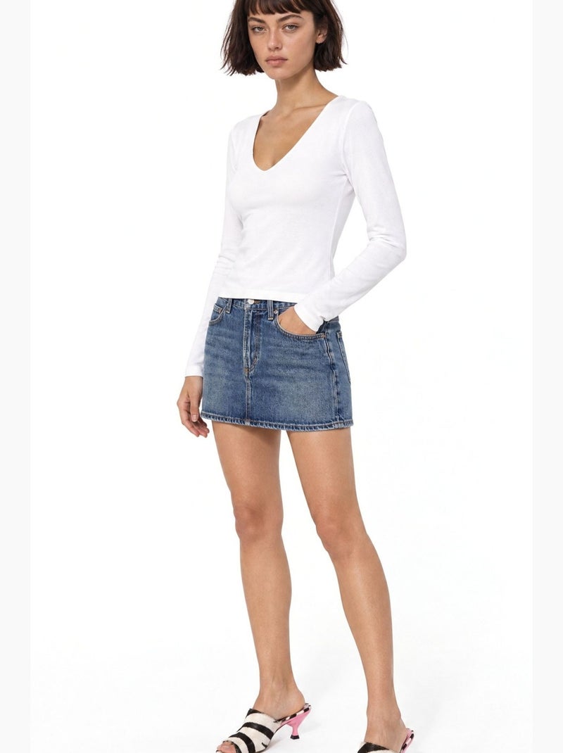 Blouse femme en modal et coton busem Blanc - Kiabi