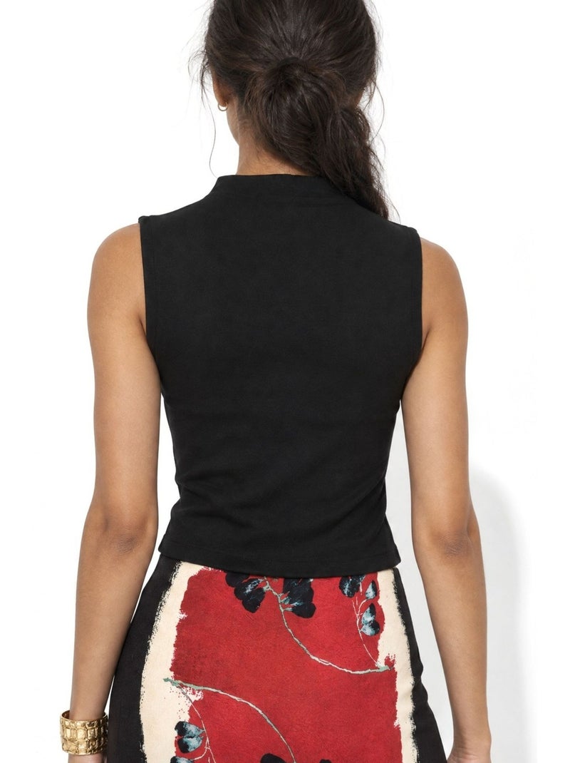 Blouse femme en modal et coton busem Noir - Kiabi