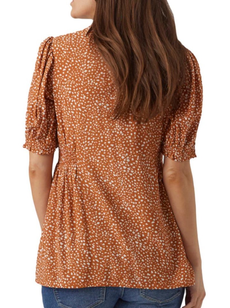 Blouse Femme Femme Mamalicious Orange - Kiabi