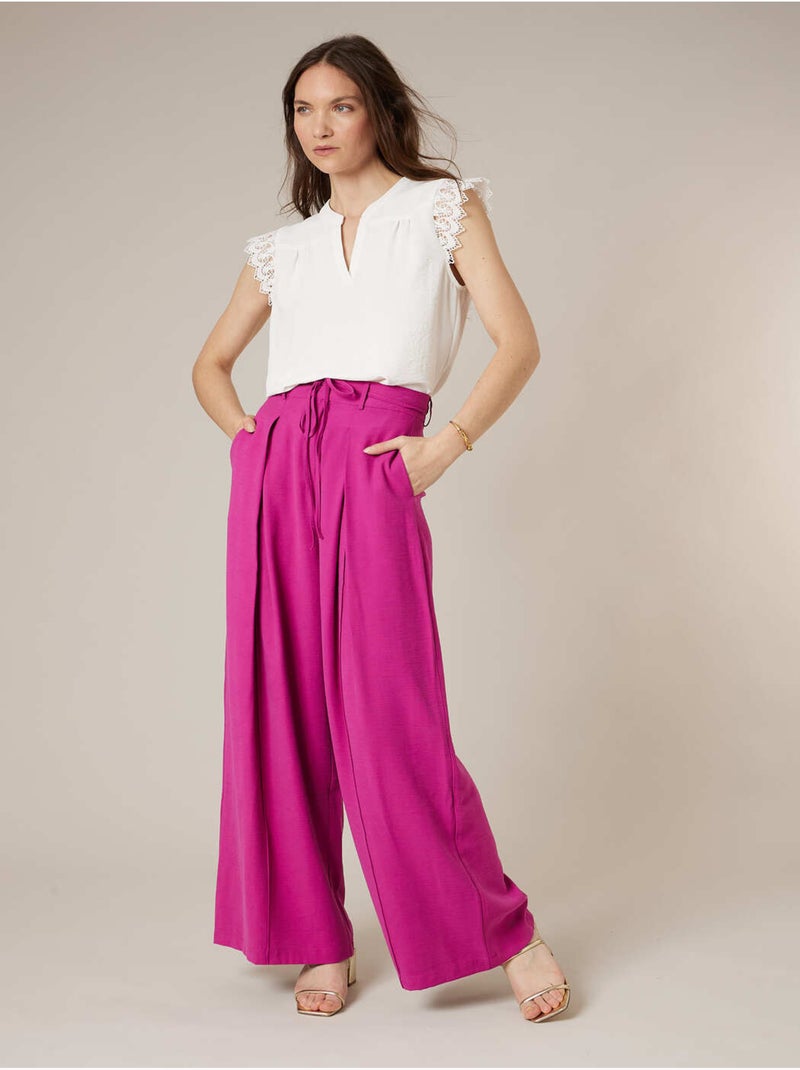 Blouse femme fluide 'Deeluxe' Blanc - Kiabi