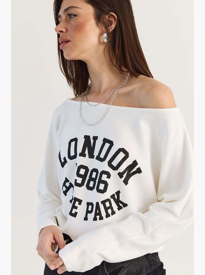 Blouse femme lucci Blanc cassé - Kiabi