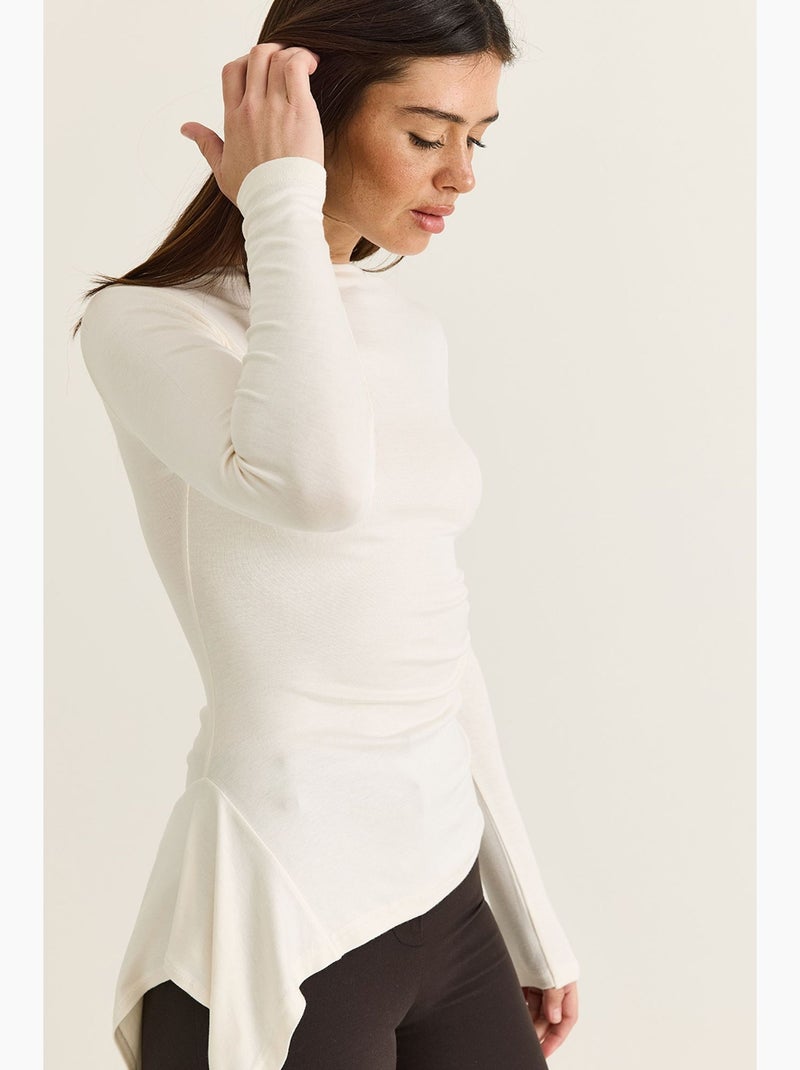 Blouse femme lucci Blanc cassé - Kiabi