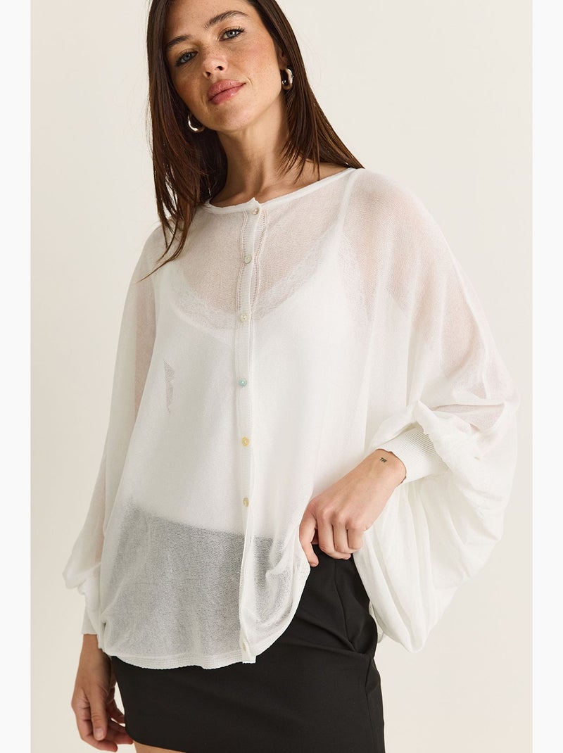 Blouse femme lucci Blanc - Kiabi