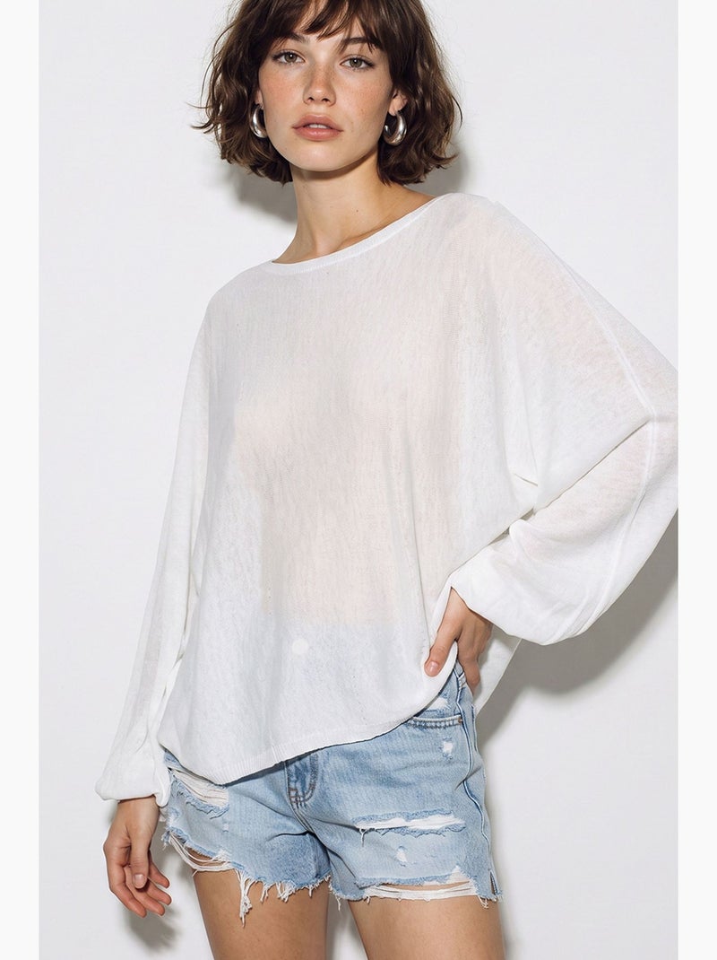 Blouse femme lucci Blanc - Kiabi