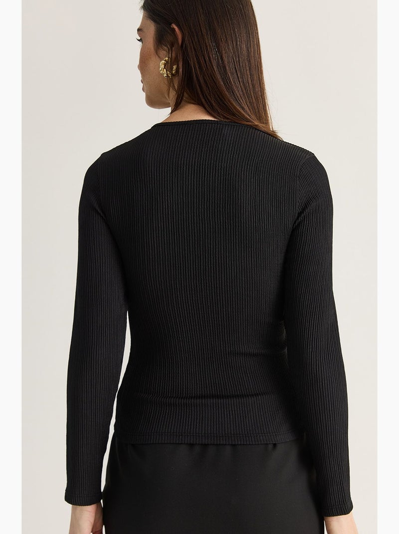Blouse femme lucci Noir - Kiabi