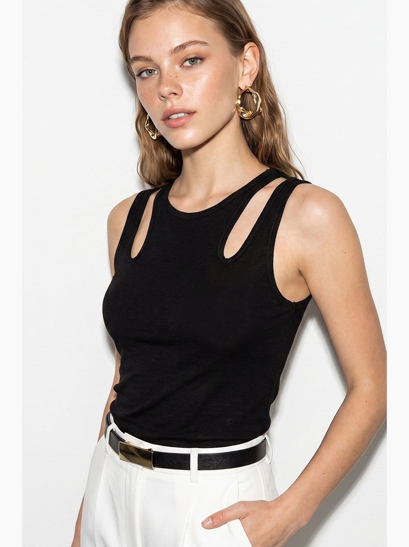 Blouse femme lucci Noir - Kiabi