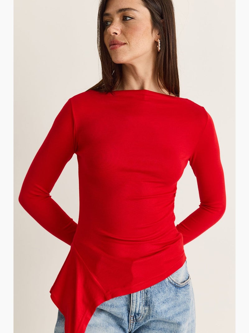 Blouse femme lucci Rouge - Kiabi