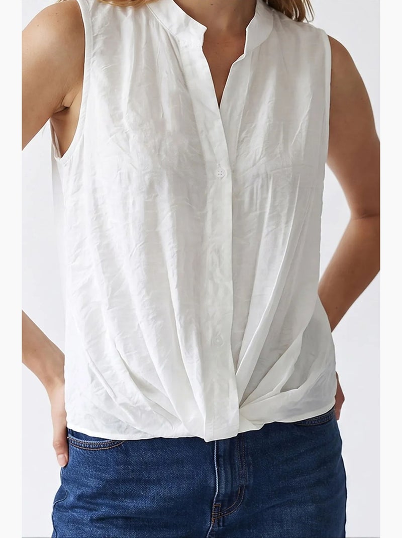Blouse femme mixray Blanc - Kiabi