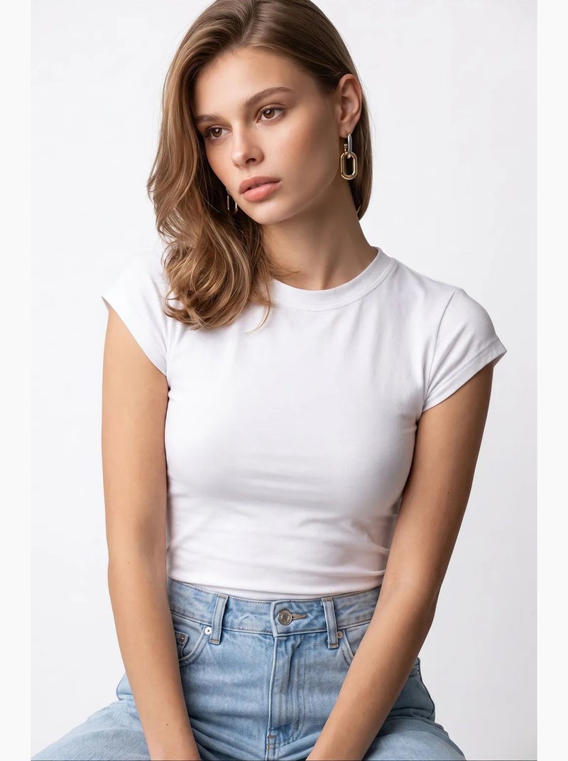 Blouse femme mixray Blanc - Kiabi