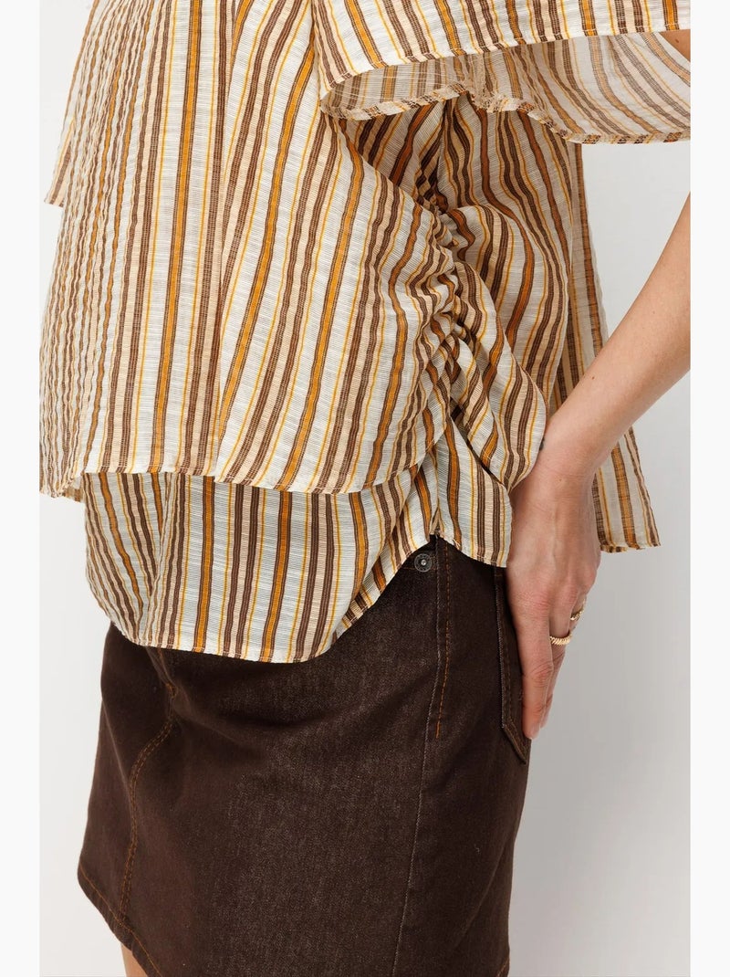 Blouse femme mixray Crème - Kiabi