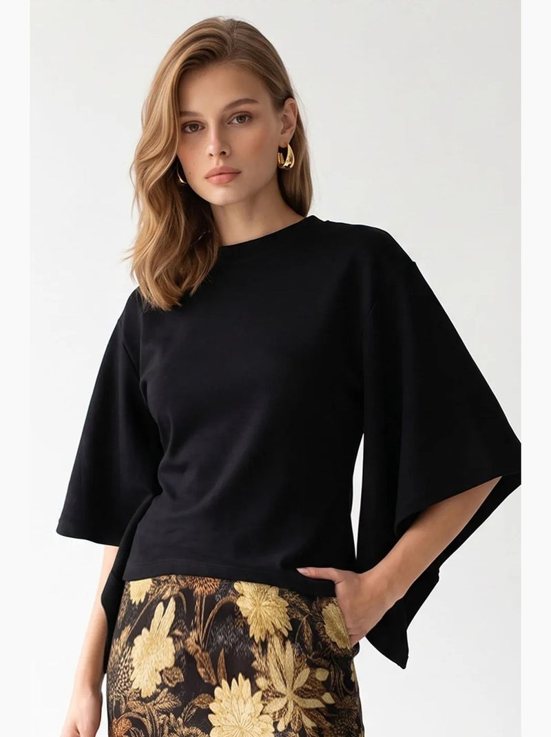Blouse femme mixray Noir - Kiabi