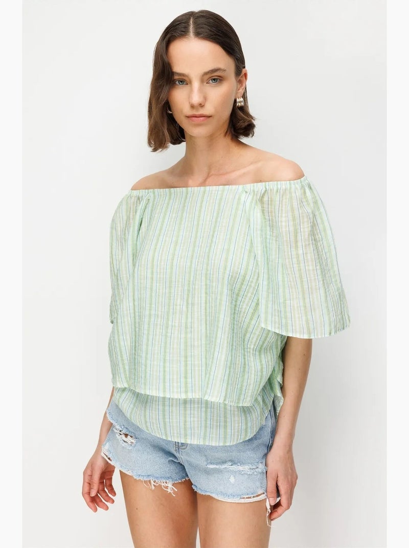 Blouse femme mixray Vert menthe - Kiabi