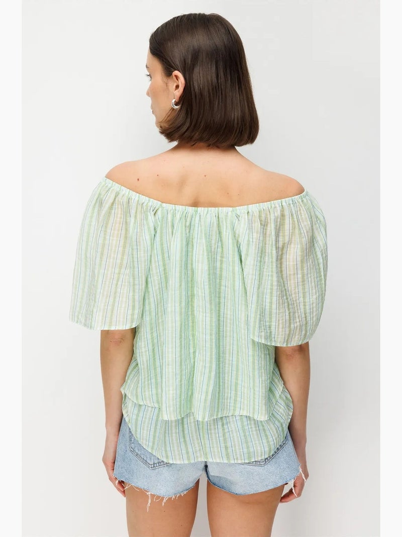 Blouse femme mixray Vert menthe - Kiabi