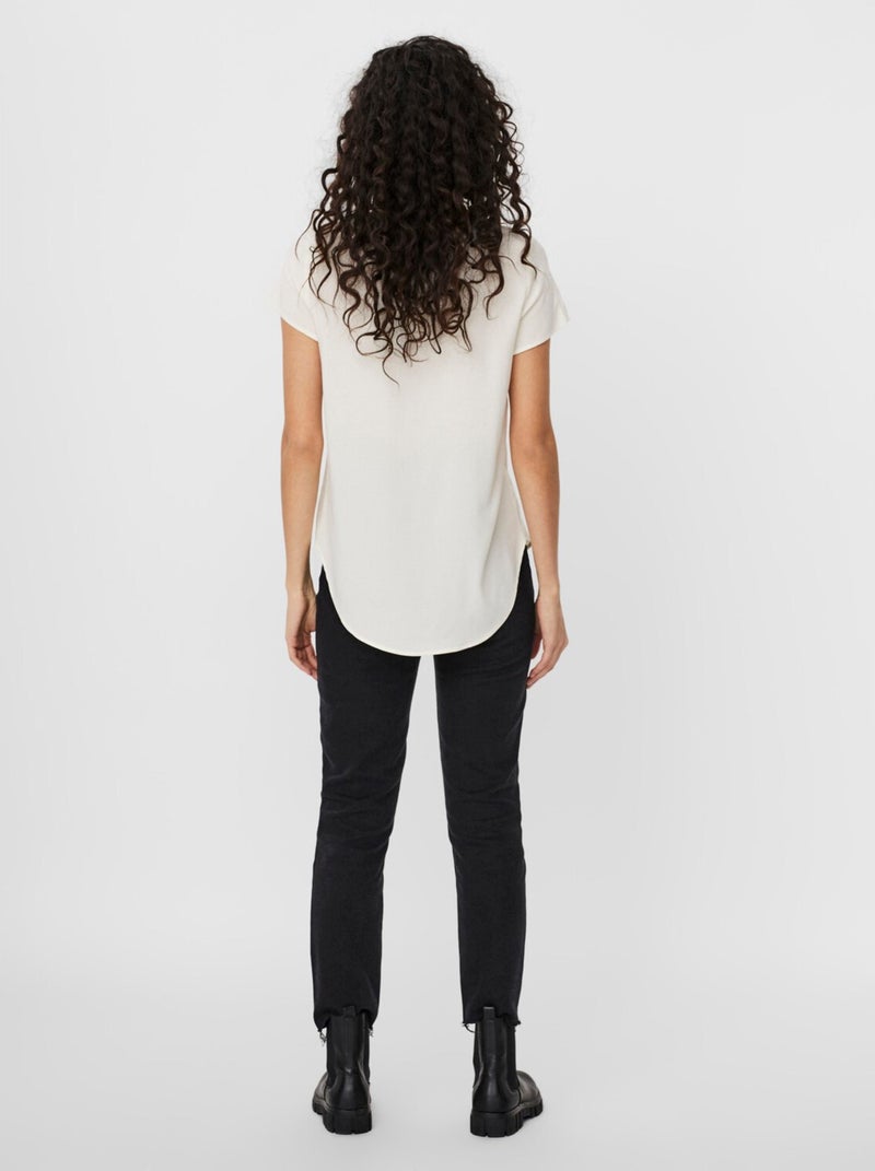 Blouse Femme Vero Moda Blanc - Kiabi